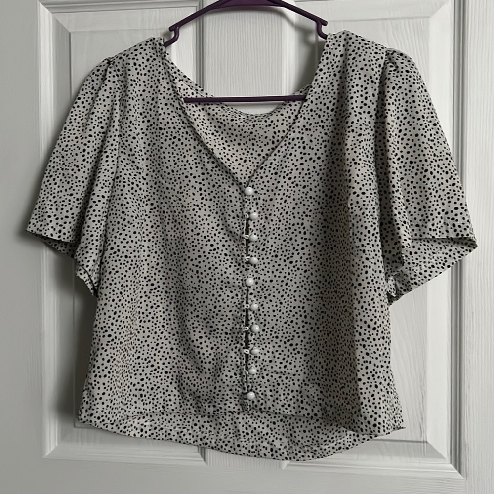 Crop top blouse